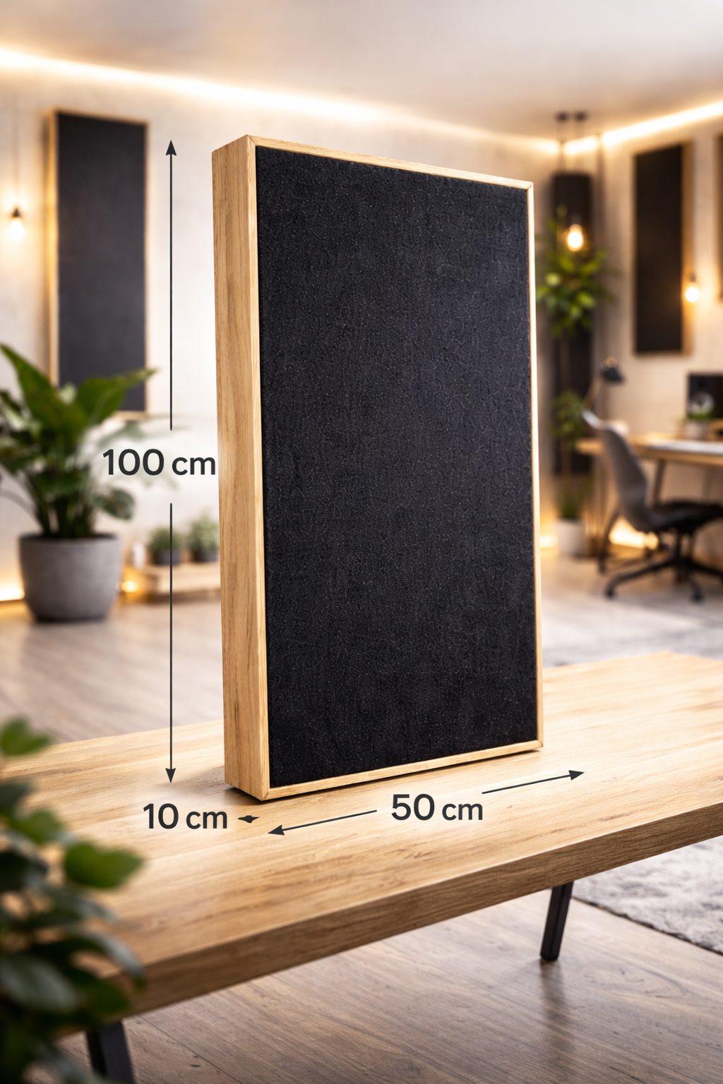 Acoustic Panel – 50 × 100 × 10 cm